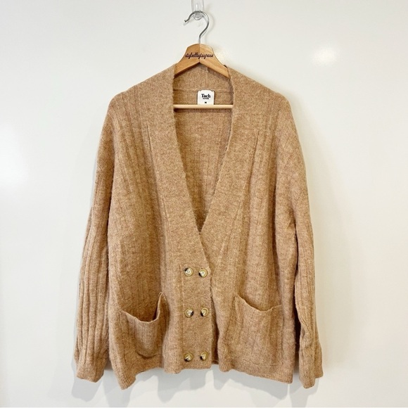 TACH CLOTHING Amira Knit Soft Wool Oversized Cardigan - Picture 13 of 13
